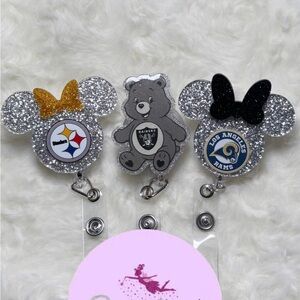 Cartoon character badge reels